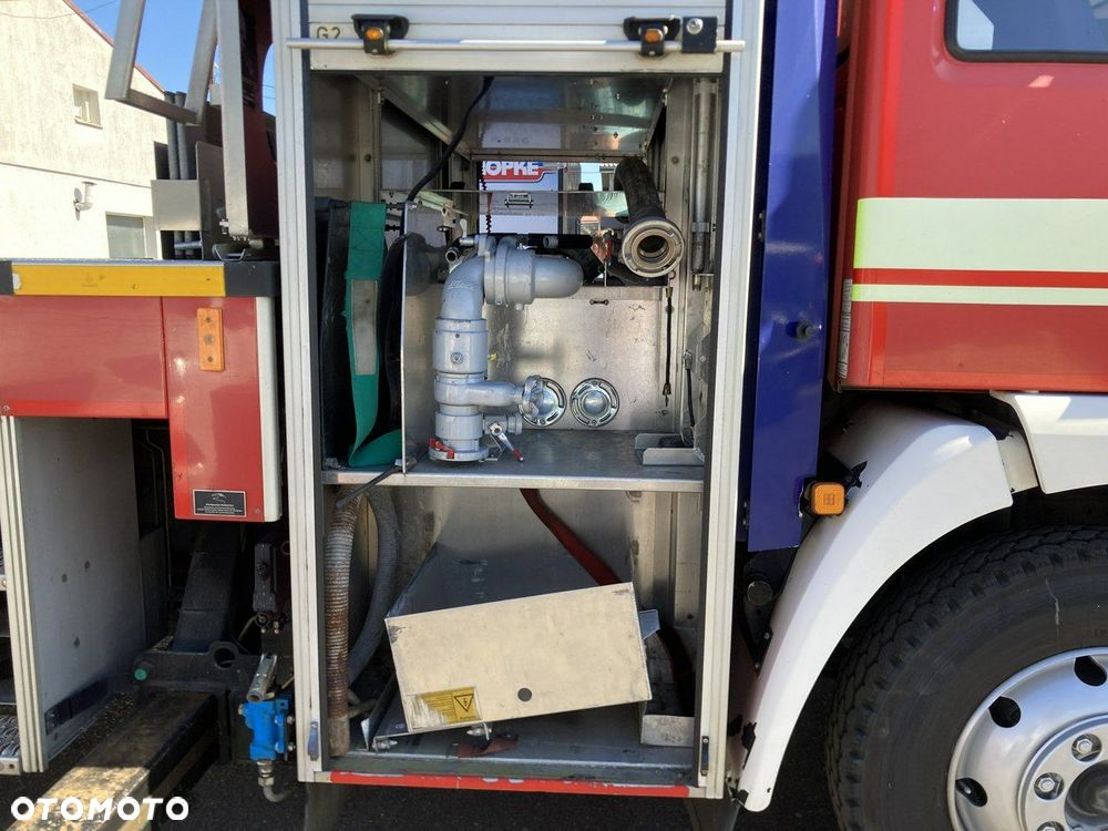 MAN Man 15,280 Straż pożarna drabina Strażacka zwyżka podnośnik Metz M2005 - 16