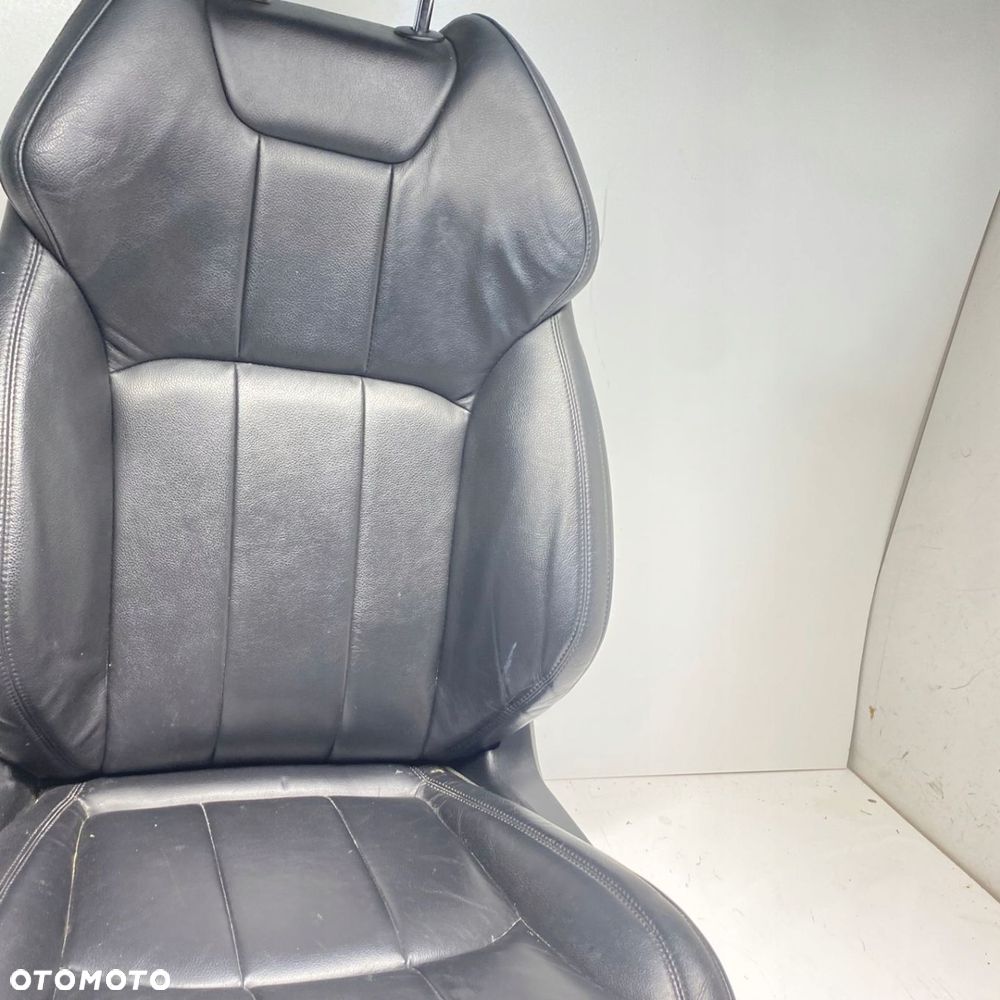 RANGE ROVER EVOQUE L538 FOTEL LEWY KIEROWCY AIRBAG SKÓRA CZARNY - 6