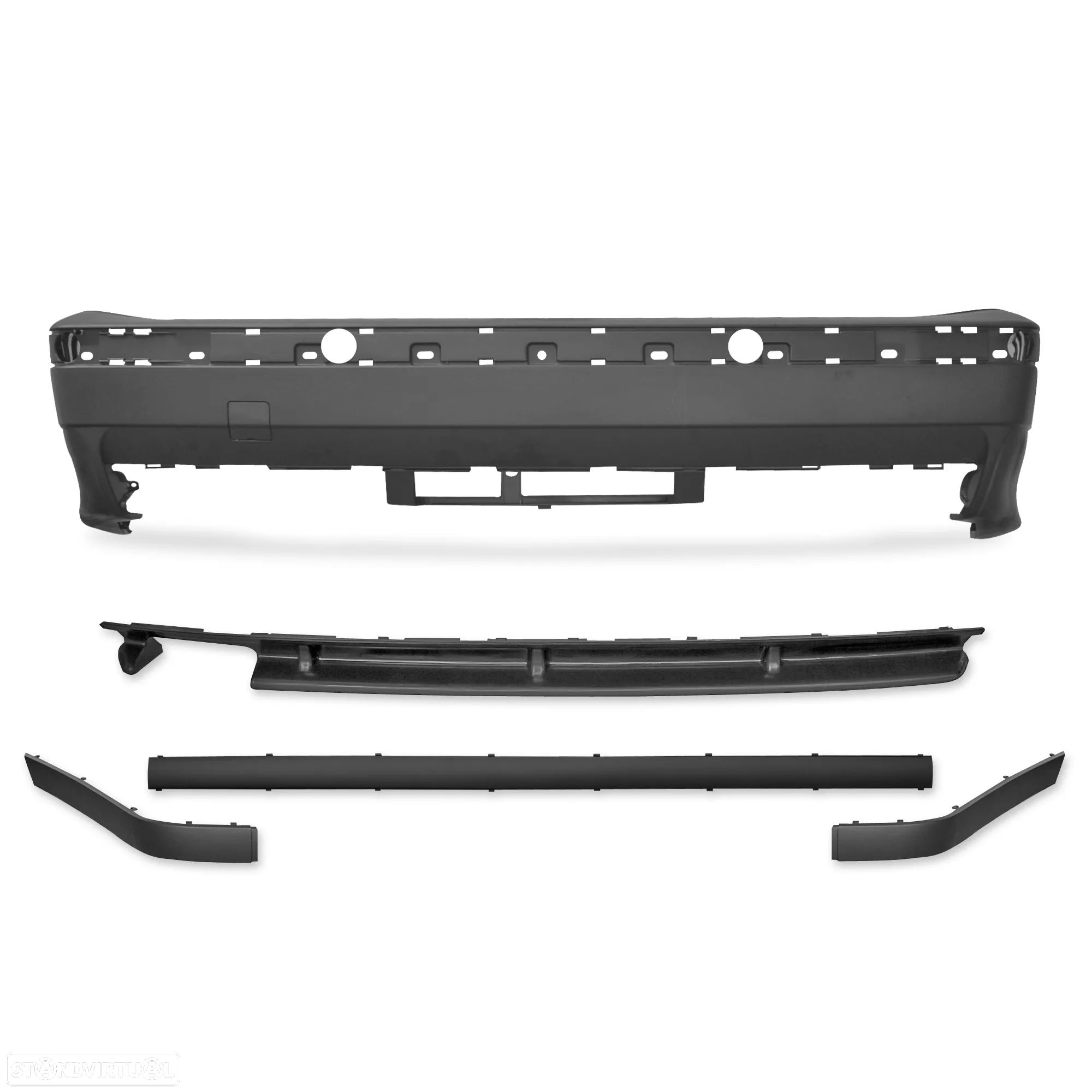 Para-choques Traseiro BMW E36 M3 look ABS(plastico) C/2anos de garantia - 1