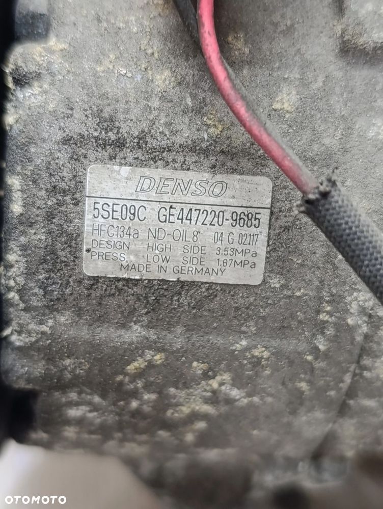 Smart Forfour I pompa klimatyzacji sprężarka kompresor 1,5CDI DENSO 5SE09C GE447220-9685 - 2