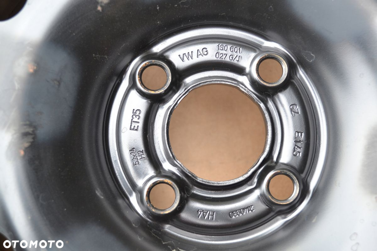 FELGI STALOWE OEM VW SKODA SEAT 4x100 5J14 ET 35 x4szt F-515 - 12