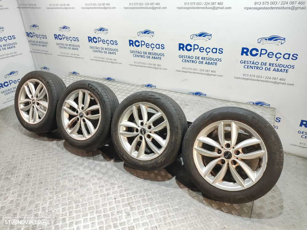 Conjunto Jantes 17 5 Star Double Spoke R124 Mini Cooper R60 R61 7J ET50 5x120 - 7