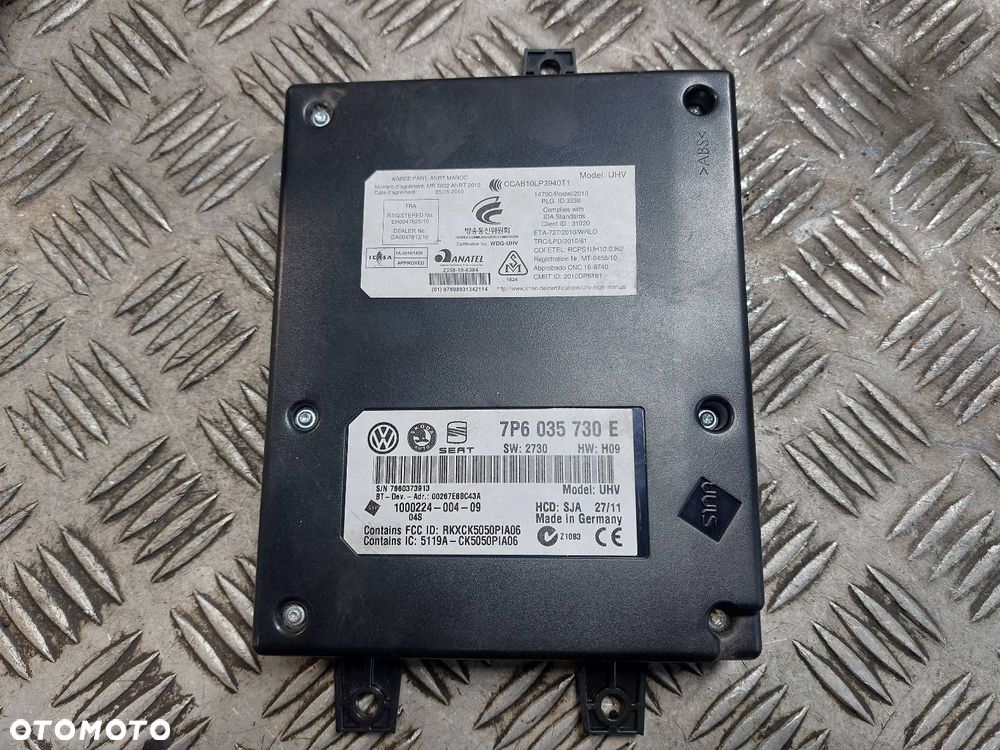 MODUŁ BLUETOOTH VOLKSWAGEN GOLF VI 7P6035730E - 1
