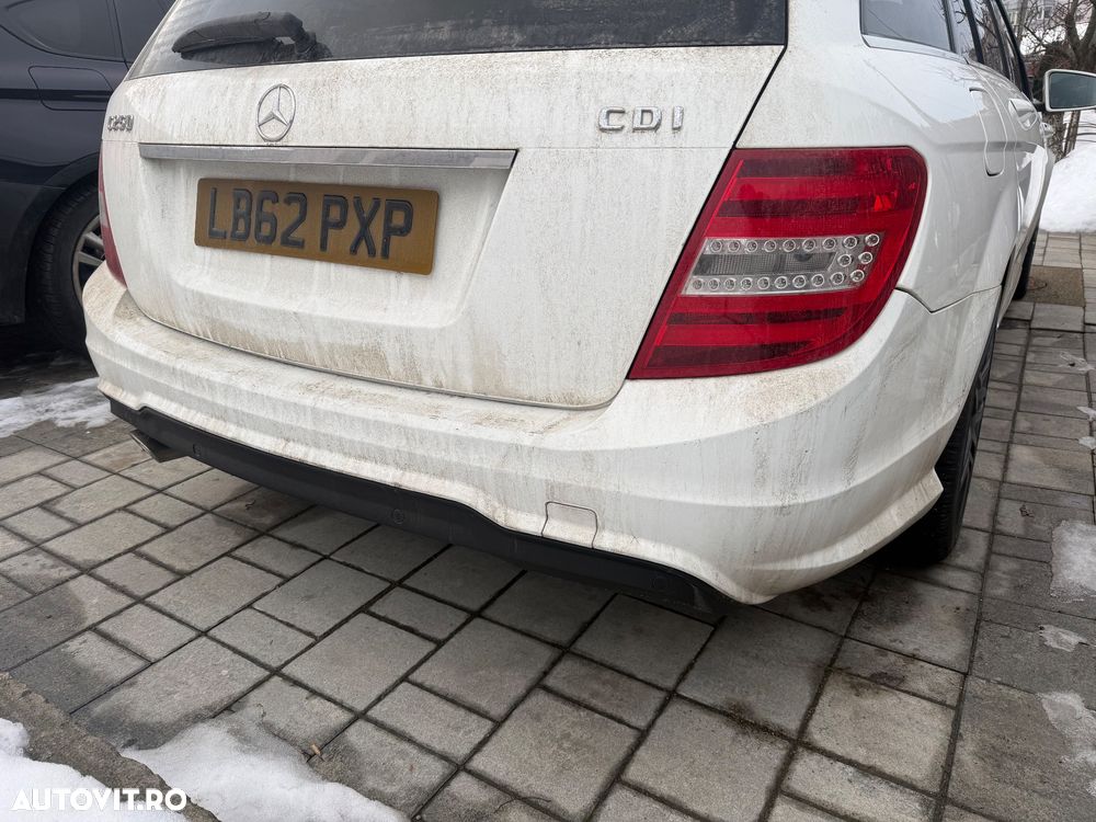 Bara spate Amg mercedes c class combi w204 facelift - 3
