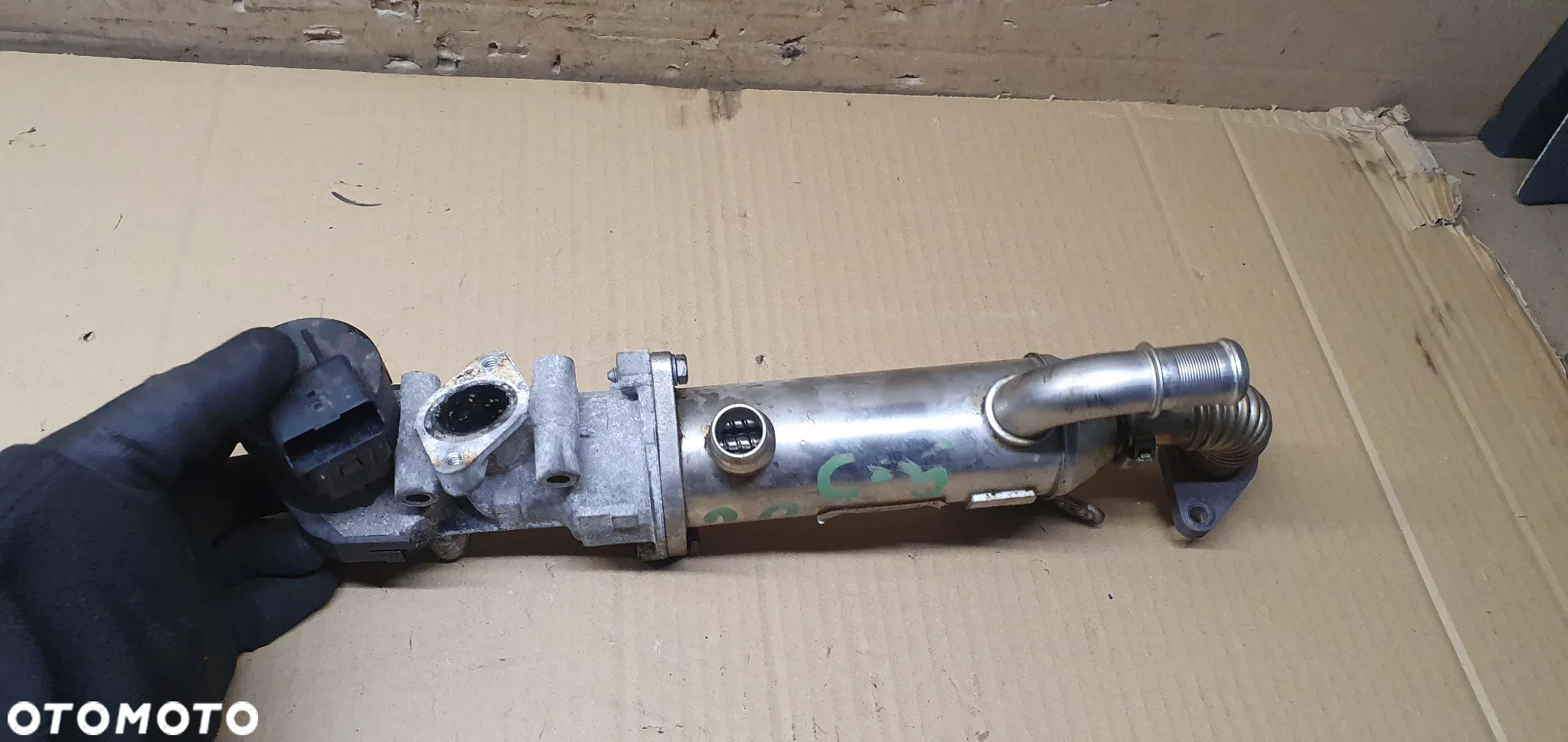 Zawór EGR chłodnica chłodniczka Citroen C5 III 2.0 HDI 9681825280 9686916780 - 2
