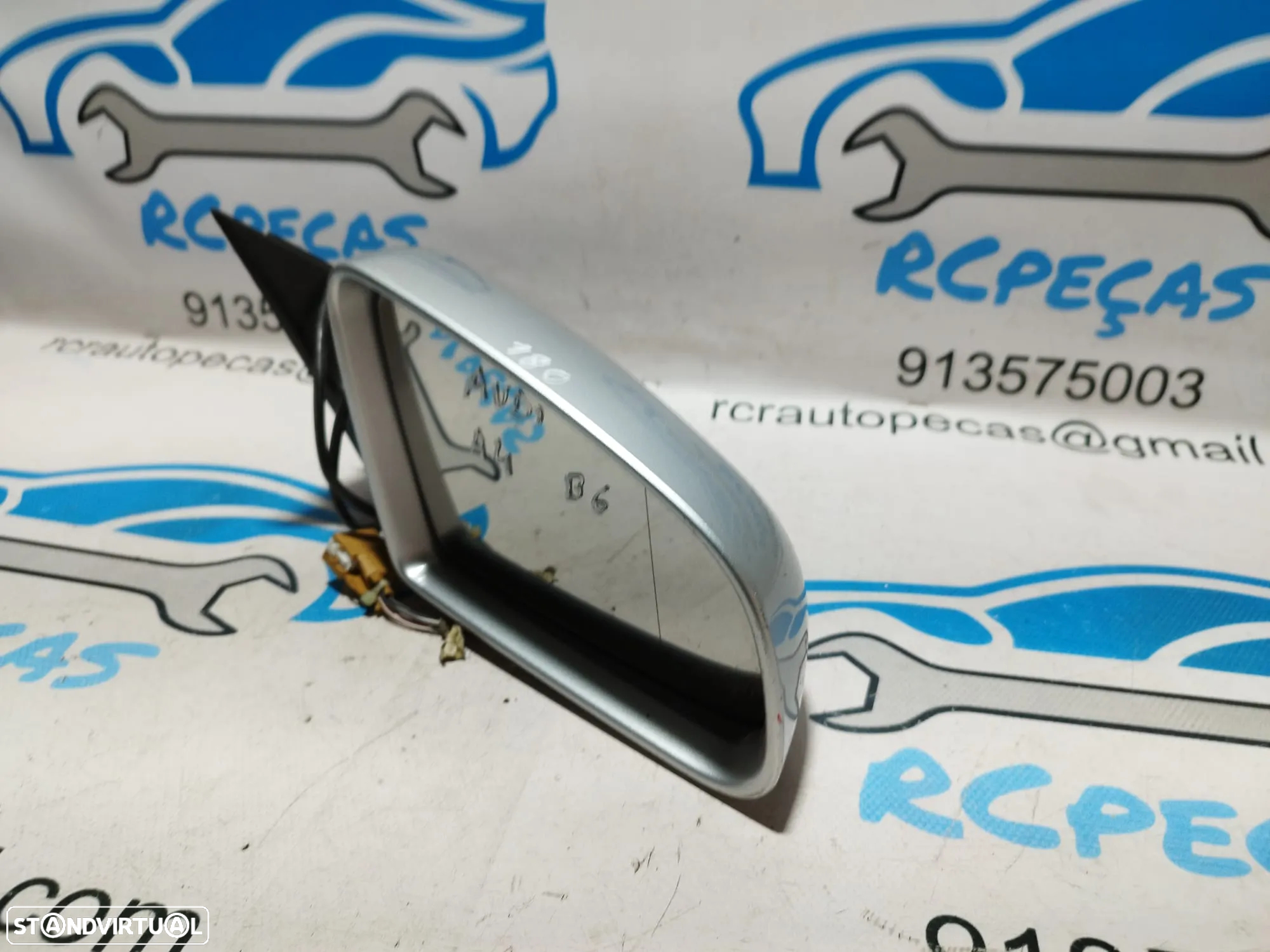 ESPELHO RETROVISOR DIREITO AUDI A4 B6 8E1858531A 8E1858531 ELETRICO AQUECIDO ESPELHOS RETROVISORES - 4