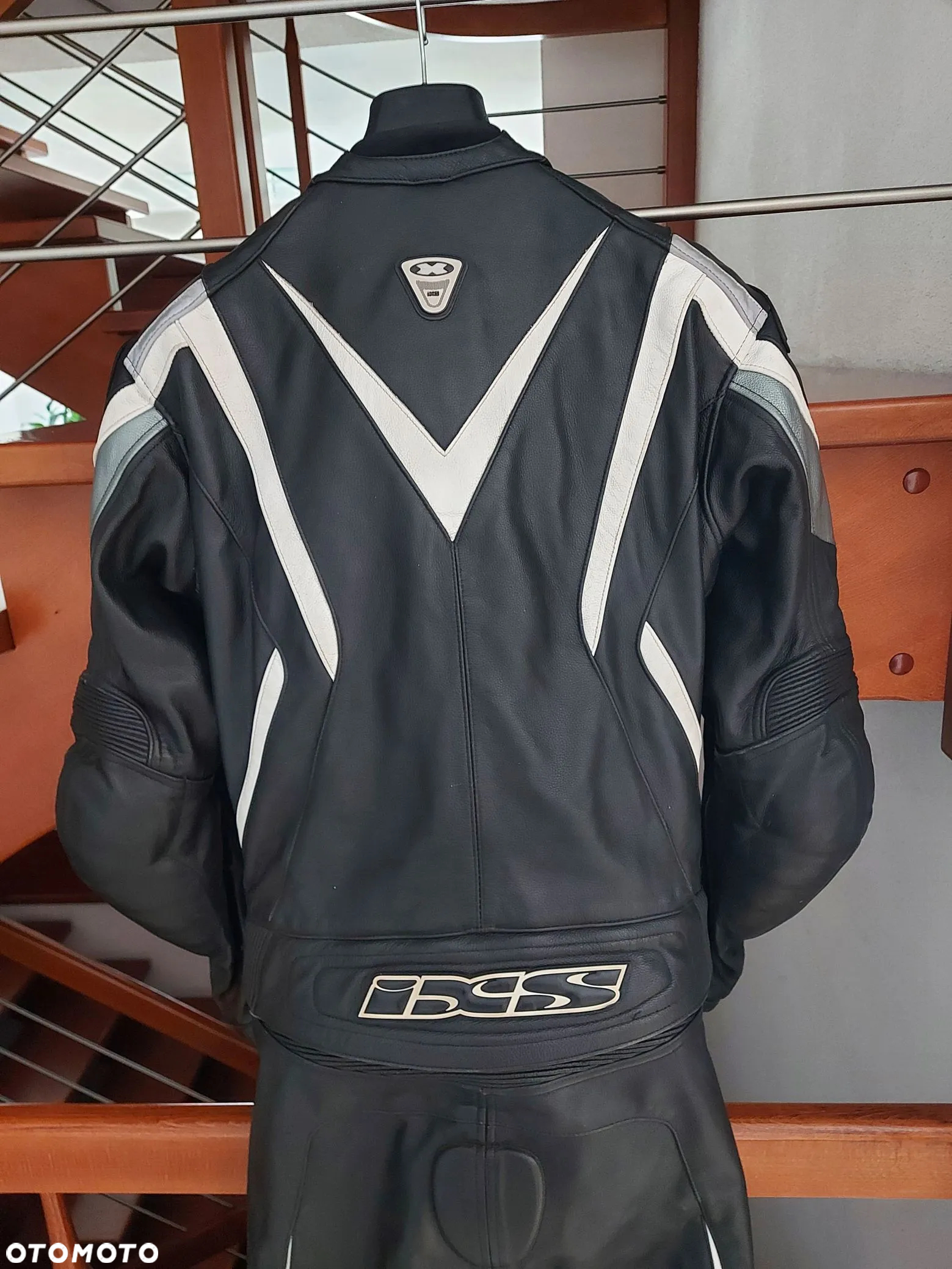 KOMBINEZON MOTOCYKLOWY IXS SKÓRA DWUCZĘŚCIOWY r1 cbr gsxr yzf gsx zxr zx6 zx10 cbf fz - 10