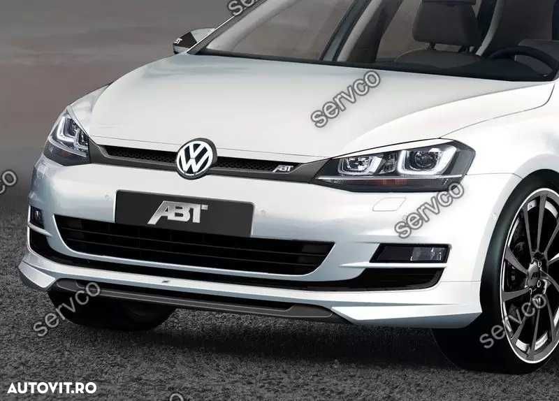 Prelungire spoiler tuning sport bara fata VW Golf 7 Mk7 ABT 2012-2016 ver2 - 7