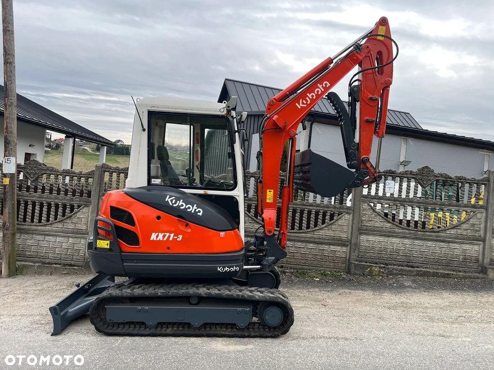 Kubota KX 71-3 | Minikoparka Kubota KX71 | 3 Tony | Silnik 4 Cylindry | Ząb Hydrauliczny | Stan Bardzo Dobry | CENA BRUTTO | UMOWA | Mini Koparka | - 8