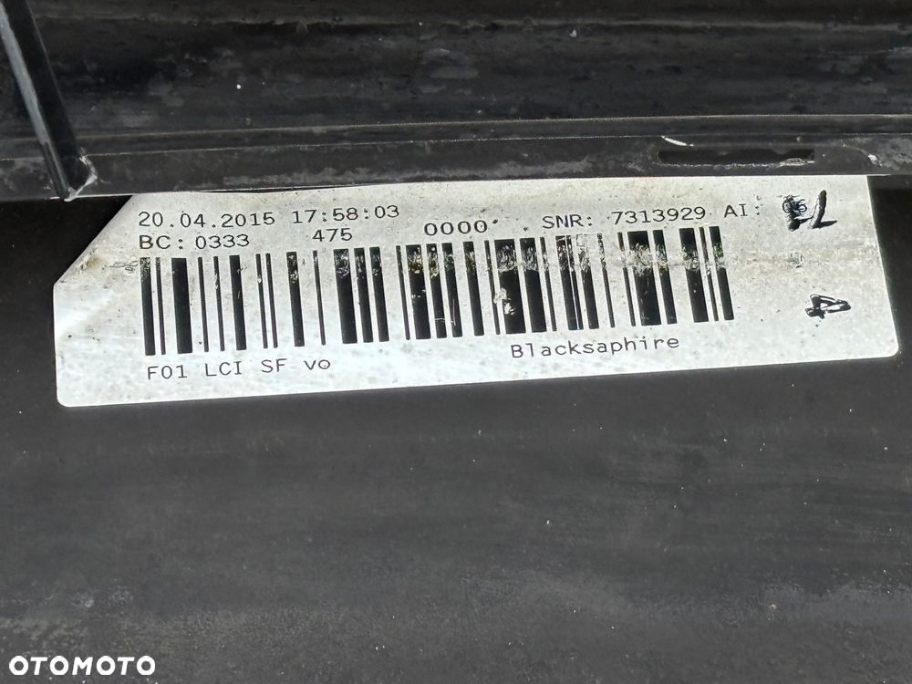 BMW 7 F01 F02 LCi zderzak przedni - 8