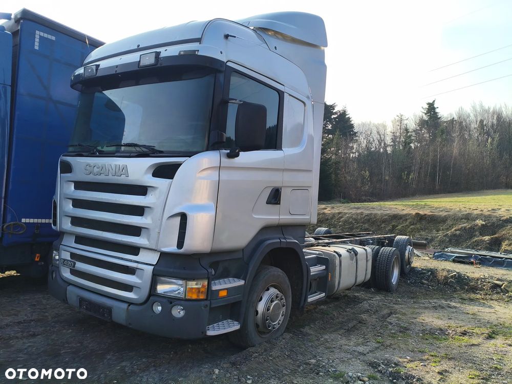 Scania R420 analog tacho klima retarder mega 6x2 pod lawetę pomoc drogowa - 1
