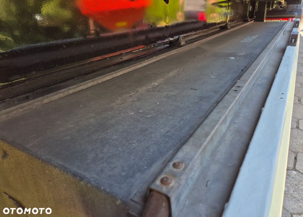 Krone BURTOWA BUDOWLANA VARIOS PÓŁMEGA 385/55 z Niemiec / ALUFELGI / stan bardzo dobry / PODNOSZONA OŚ I DACH / BPW firanka burto-firanka firana burtówka burto firanka - 17