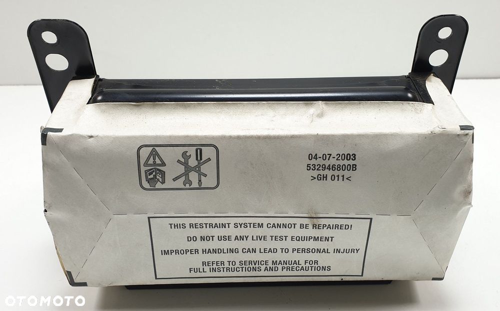 PODUSZKA AIRBAG PASAŻERA MINI COOPER S R53 7056934 - 2