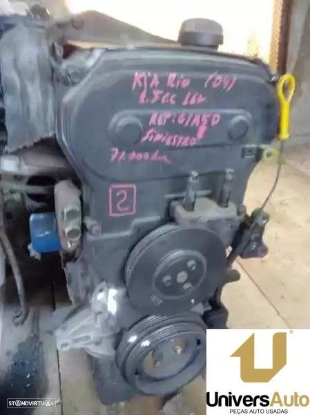 MOTOR COMPLETO KIA RIO BREAK FAMILIAR 2004 -G1A5D - 4