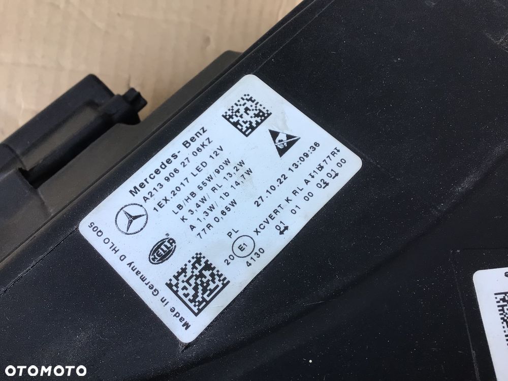 Lampa przednia lewa Mercedes E-klasa 213 Multibeam Led - 3