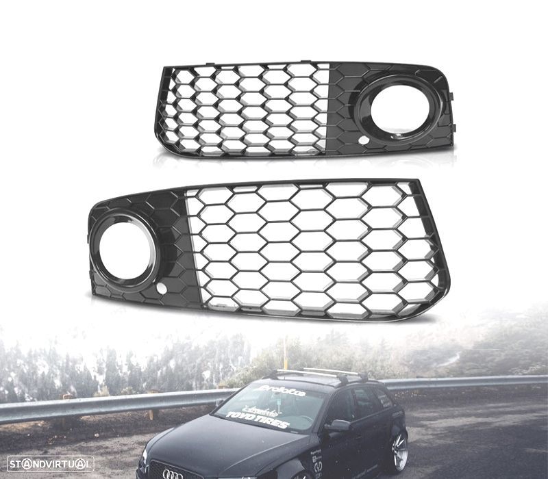 GRELHAS DE FAROIS NEVOEIRO PARA AUDI A4 B8 08-10 - 1