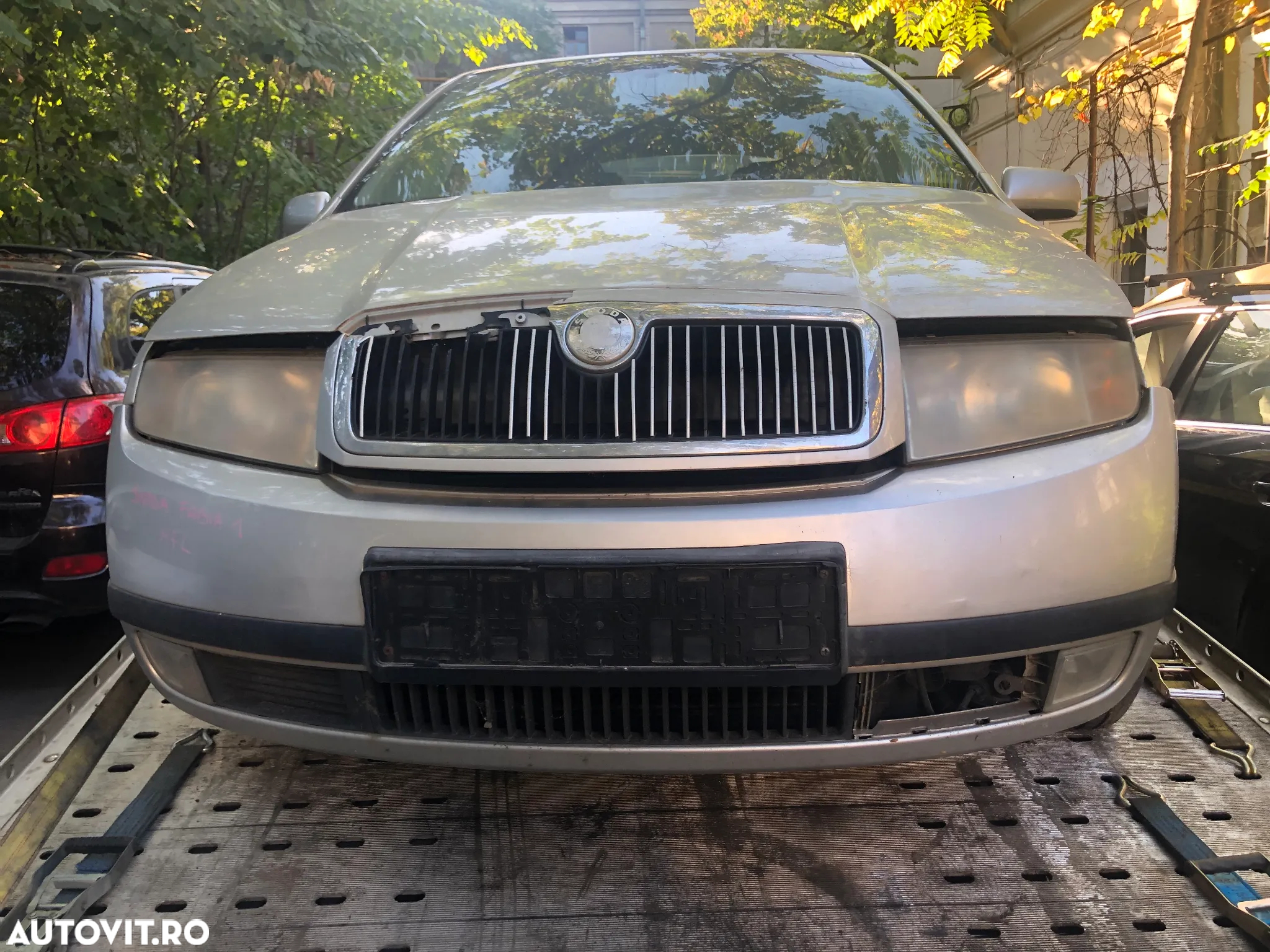 Capota fata motor Skoda Fabia 1 gri argintiu - 5