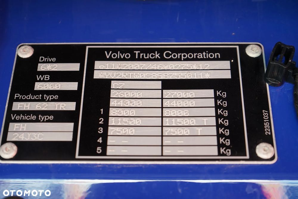 Volvo FH / 420 / E 6 / FIRANKA  / 23 PALETY / DŁ. 9,4  M - 11