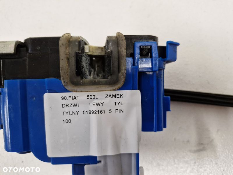 fiat 500l zamek drzwi lewy tył tylny 51892161 5 pin - 10