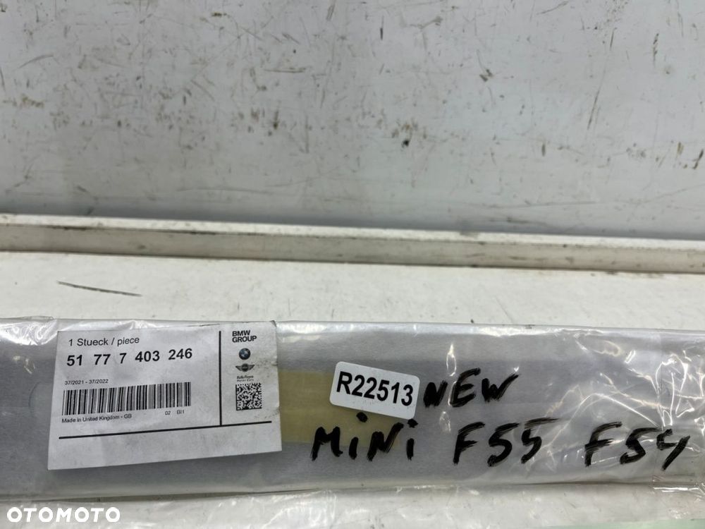 Nakładka progu Mini Cooper F55 5D Clubman F54 15-24r. NOWA lewa prawa przednia nakładka - 6