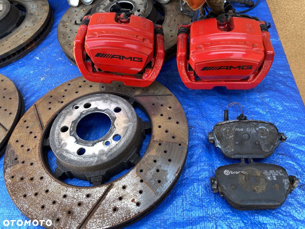 MERCEDES E W213 63AMG ZACISKI HAMULCOWE PRZÓD TYŁ KLOCKI TARCZE 390 / 360mm - 2