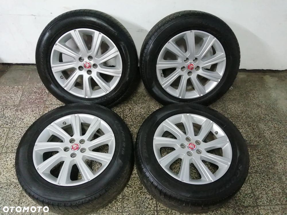 KOŁA OPONY FELGI JAGUAR OE XF XF XJ E-PACE 8.0" x 18" 5x108 ET 45 CZUJNIKI - 1