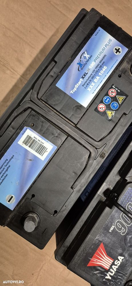 Baterie/baterii auto AGM 95 AH - 2