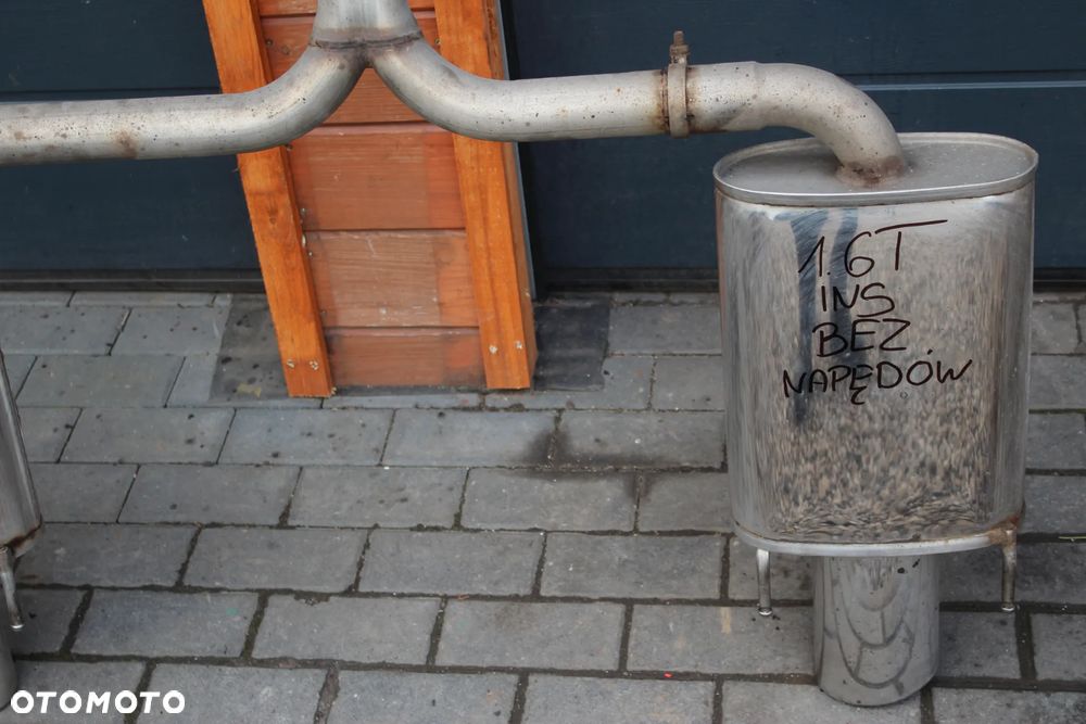 TŁUMIK ŚRODKOWY KOŃCOWY PODWÓJNY Z KWASÓWKI OPEL INSIGNIA A 1.6 T TURBO BEZ NAPĘDÓW KOMPLETNY SEDAN HATCHBACK KOMBI - 6