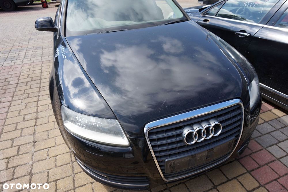 MASKA ZDERZAK BŁOTNIKI LAMPY A6 C6 LIFT LY9B  AUDI 2008-2011 CZARNY PRZÓD KOMPLETNY - 4