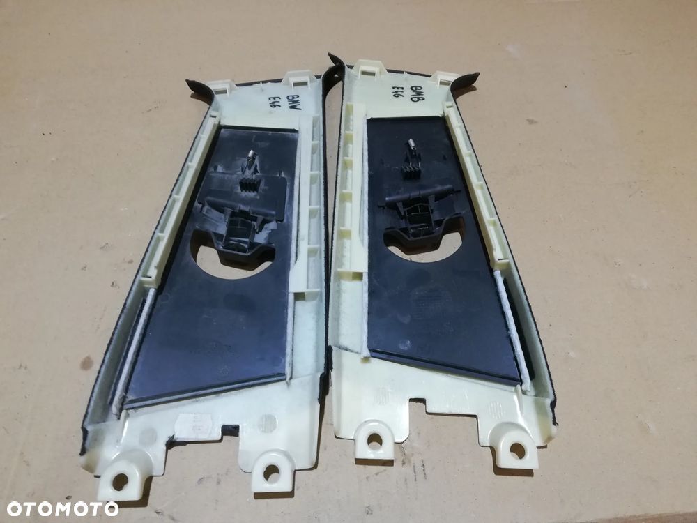 BMW E46 SEDAN KOMBI OSŁONY MASKOWNICE SŁUPKÓW M-PAKIET słupki środkowe B - 2