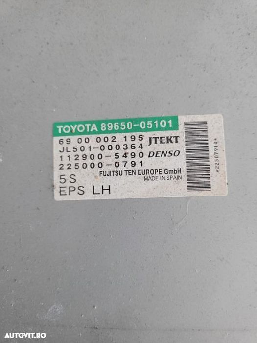 Modul Calculator ECU EPS Servodirectie Toyota Avensis T27 An 2009-2013 Dezmembrez Toyota Avensis T27 - 3