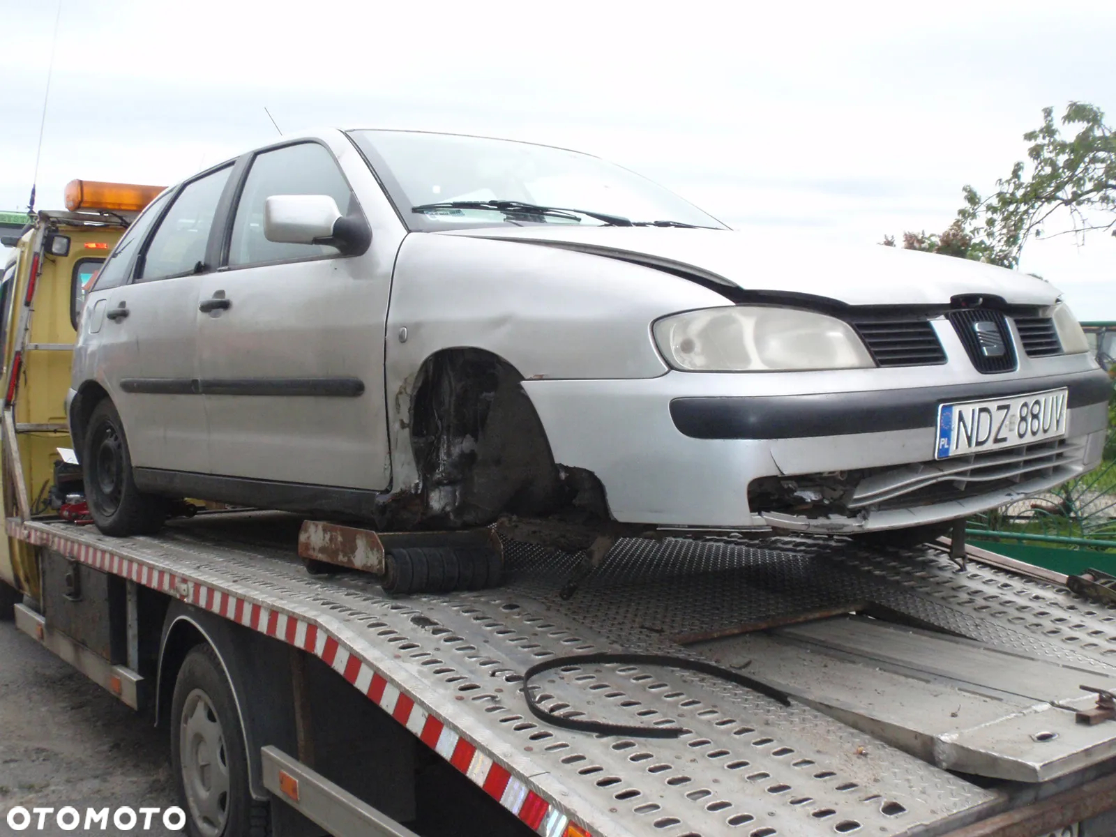 SEAT IBIZA II, 1.4MPI AKK, LAKIER LS7N AUTO CAŁE NA CZĘŚCI ROK 1999R. - 3