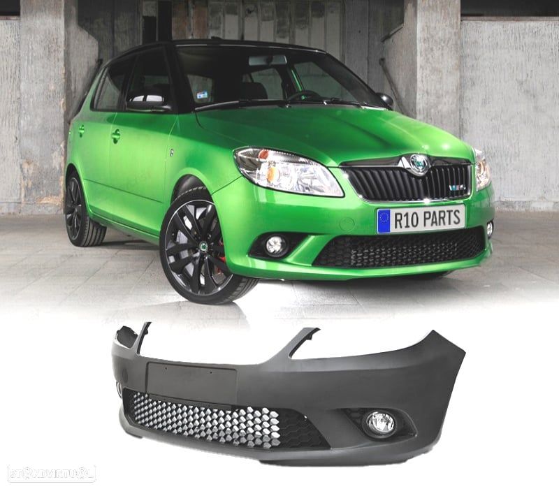 PARA-CHOQUES FRONTAL SKODA FABIA 2 10-14 LOOK RS - 1