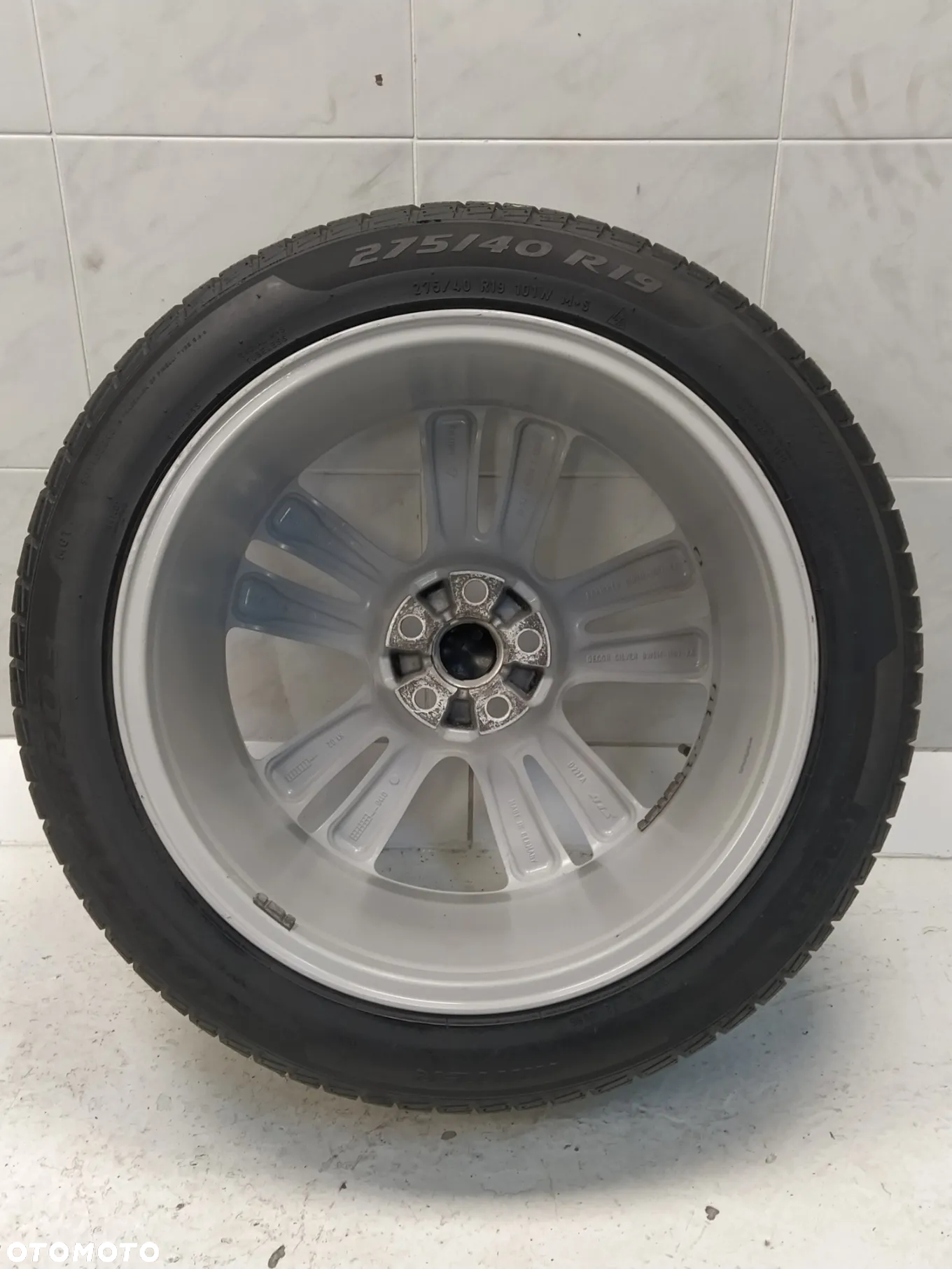 JAGUAR XJ X351 XF 9X19 10X19 ORYGINALNE FELGI ALUMINIOWE R19 ET49 5x108 OPONY CONTINENTAL PIRELLI 245/45 275/40 ZIMA KOŁA - 8