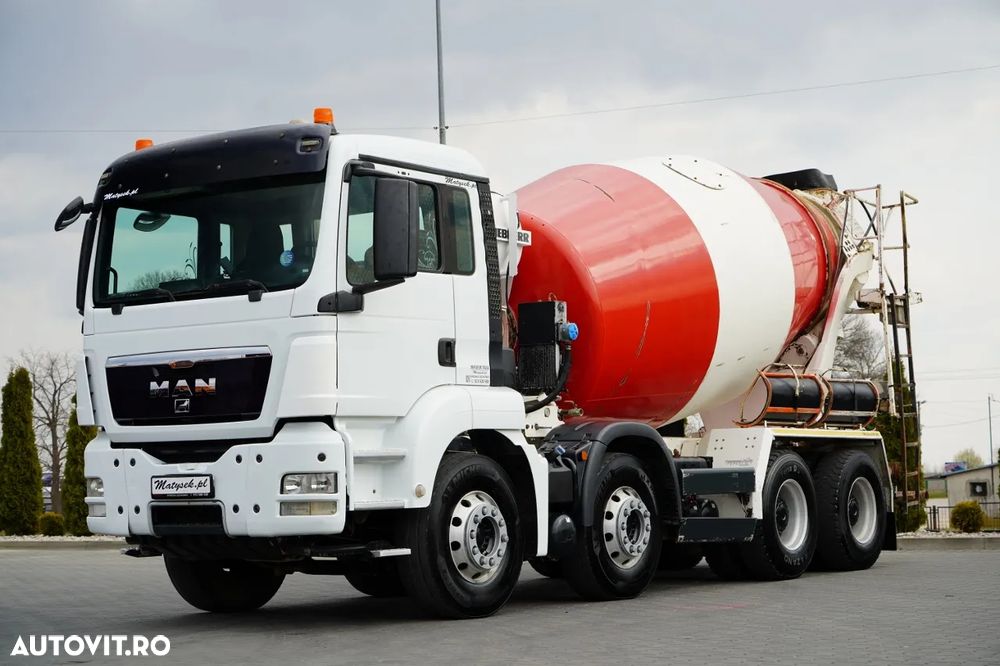MAN TGS 32.400 / 8x4 / BETONIERĂ LIEBHERR / BETONIERĂ 9 M3 / JANTE DIN ALIAJ / EURO 5 - 2