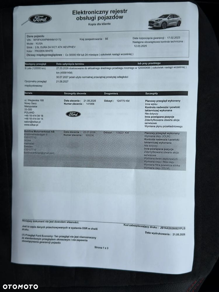 Ford Kuga 2.5 Duratec FHEV 4x4 ST-LINE X - 36
