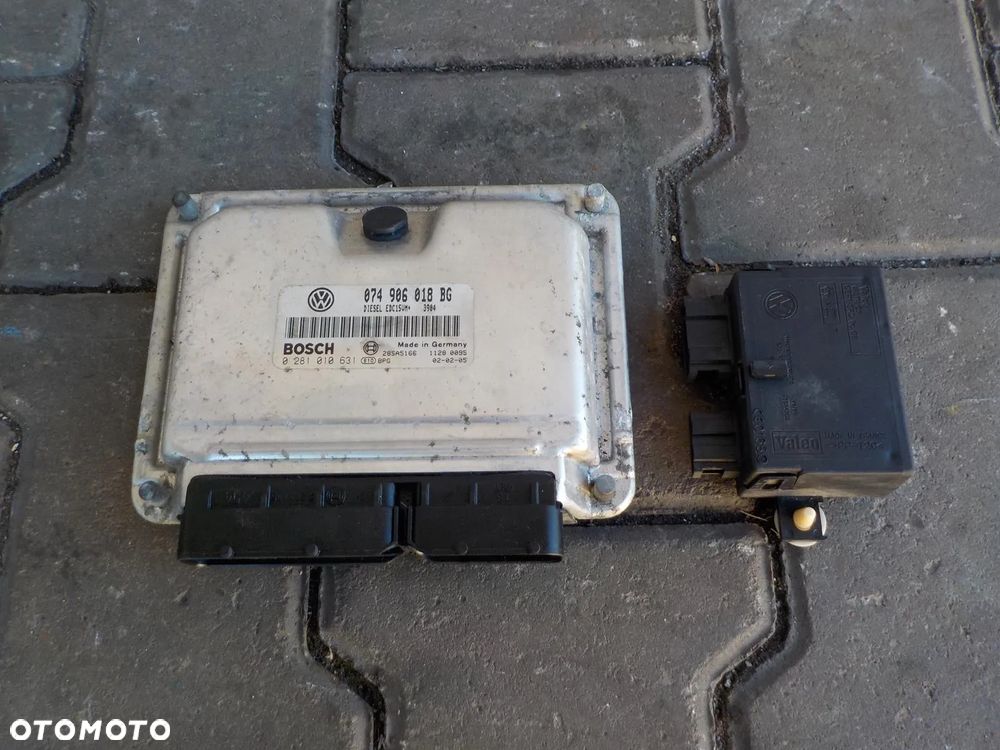 VW T4 2.5 TDI KOMPUTER STEROWNIK 074906018BG IMMO - 1