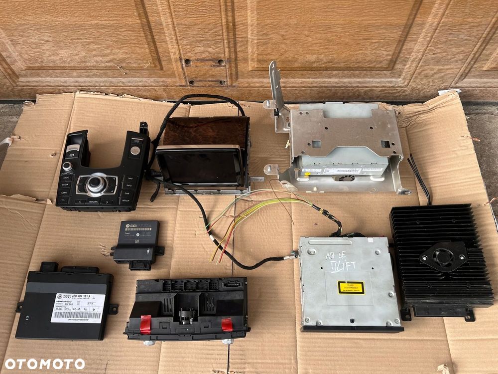 ZESTAW MMI 3G LIFT BANGOLUFSEN AUDI A8 D3 KOMPLET