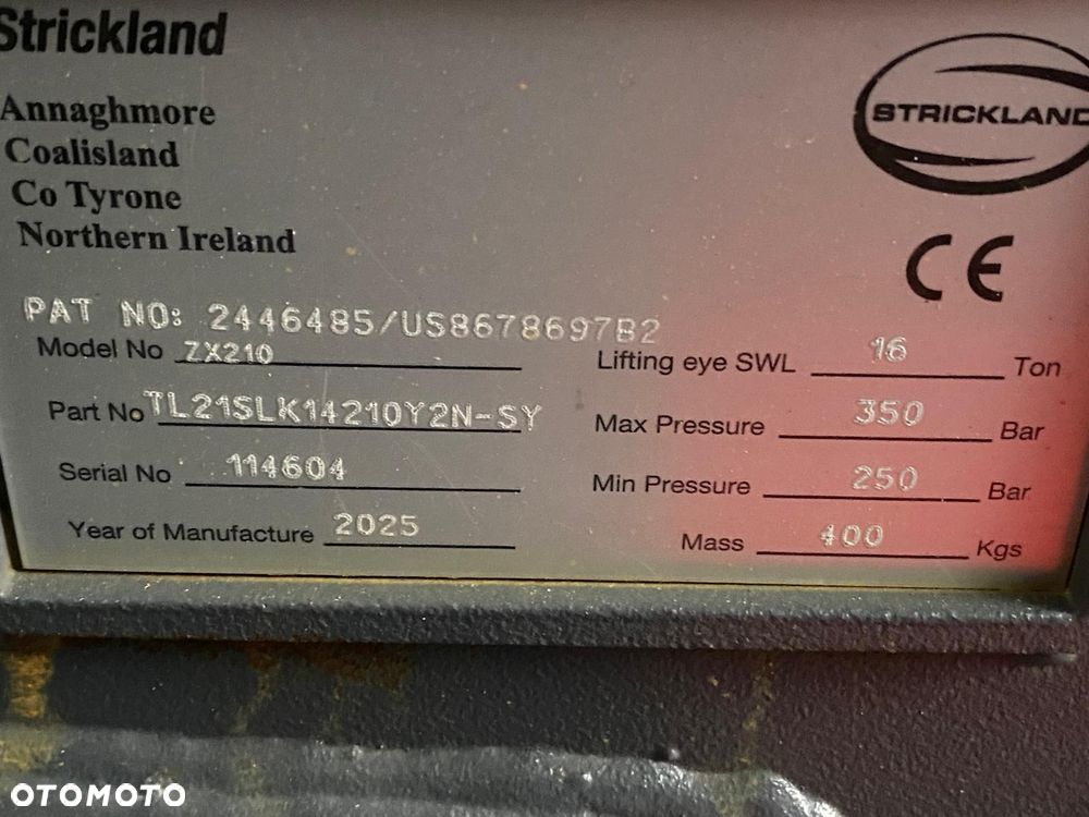 Inny Szybkozłącze hydrauliczne STRICKLAND ZX210 | 18–27t | sworzeń 80mm | 2025 | CE - 3
