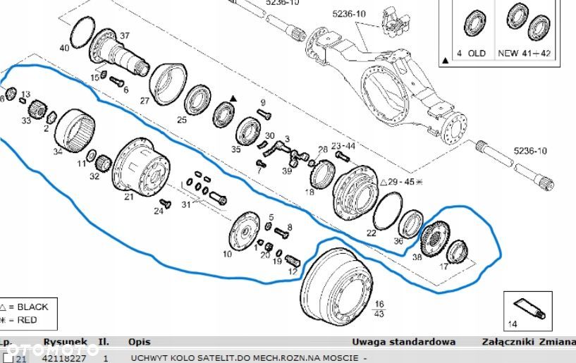 Zwolnica Tylna Tył Iveco Trakker Eurotrakker Astra 6x4 8x4 8x8 6x6 4x4 - 3