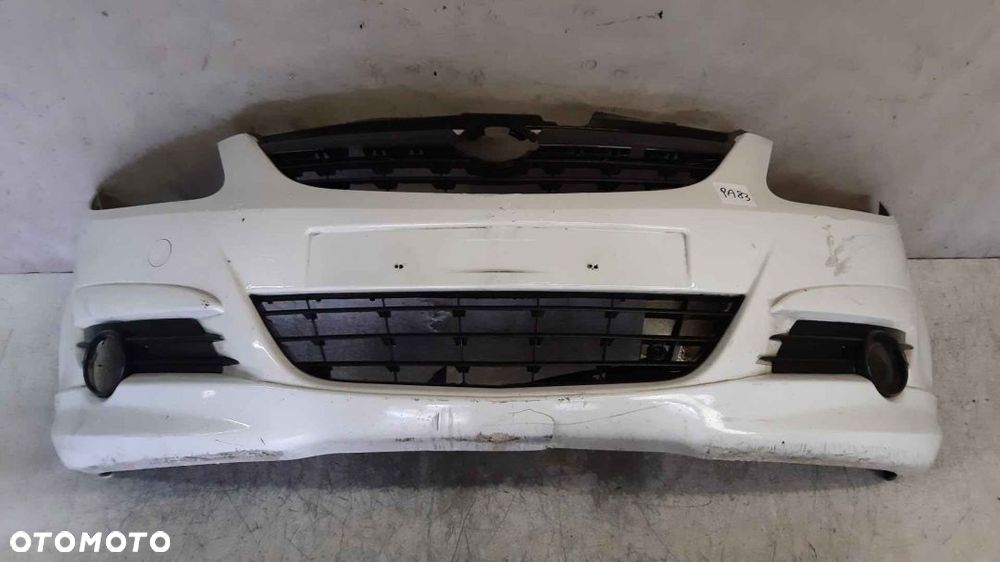 ^ ZDERZAK PRZÓD PRZEDNI DO OPEL CORSA D TUNING Y474 Z40R BIAŁY DOKŁADKA ! - 1