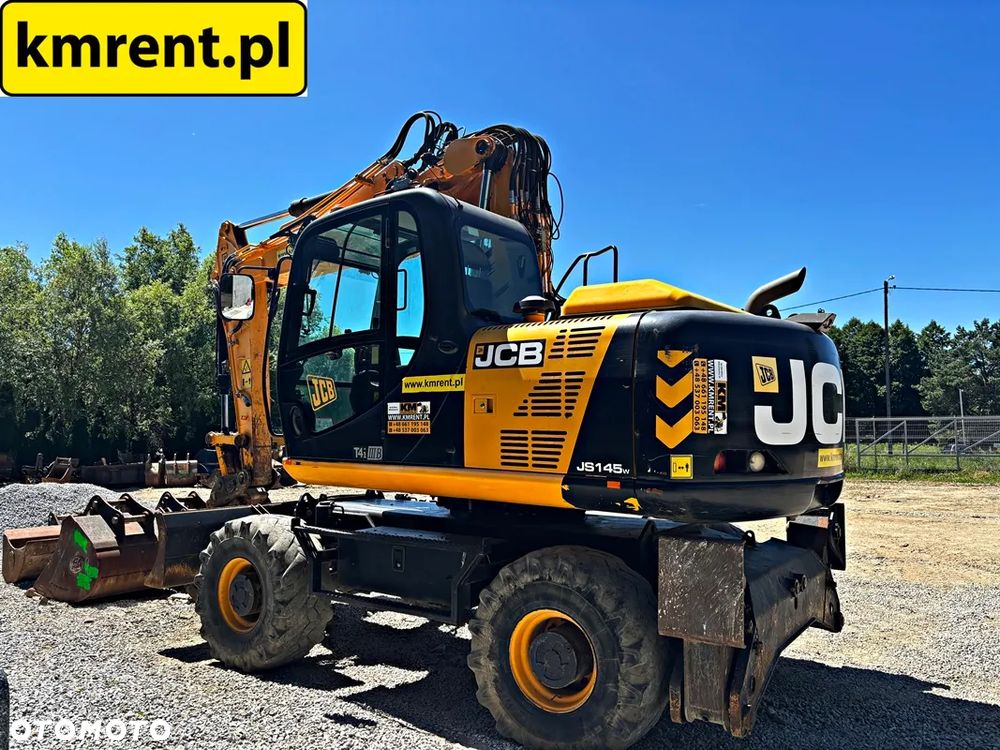 JCB JS 145 WTT4 I KOPARKA KOŁOWA 2016R. | S 130 160 313 315 CAT KOMATSU PW 140 - 18