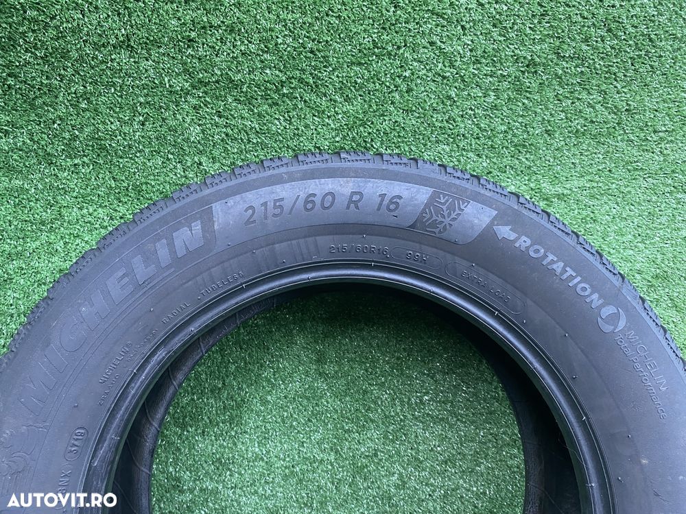 Set 4 anvelope Iarnă Michelin Alpin 6 215 60 R 16 4,2-4,3 mm Dot 3719 - 3