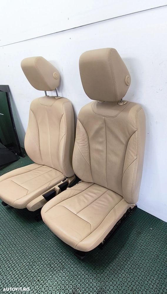 Scaune piele bej +bancheta BMW F31 fara incalzire (Dakota Venetobeige) de pe masina volan dreapta - 2