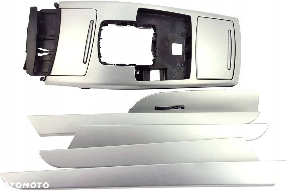 AUDI A6 C6 LIFT LISTWY DRZWI OZDOBNE DEKORY S-LINE SZCZOTKOWANE 1NK TUNEL - 1