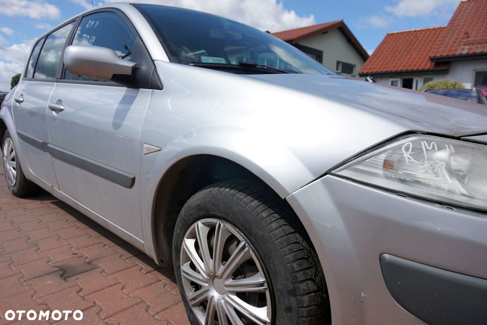MASKA ZDERZAK BŁOTNIKI LAMPY MEGANE II PH2 LIFT TED69  RENAULT 2006-2008 SREBRNY PRZÓD KOMPLETNY - 7