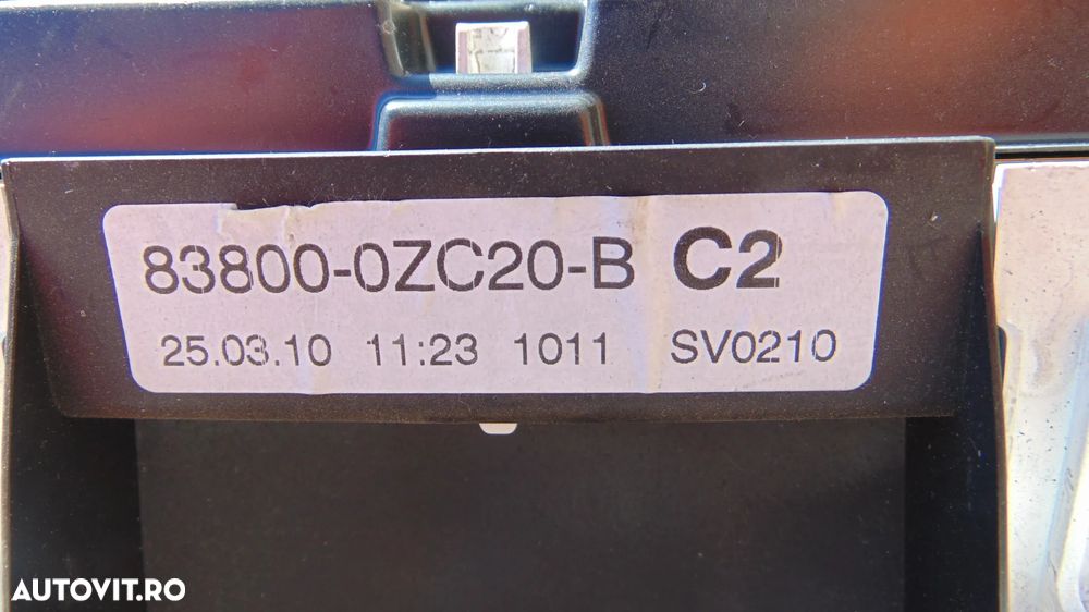 Ceas de bord Toyota Auris 1.4 benzina an 2006 cod 83800-0ZC20-B - 4
