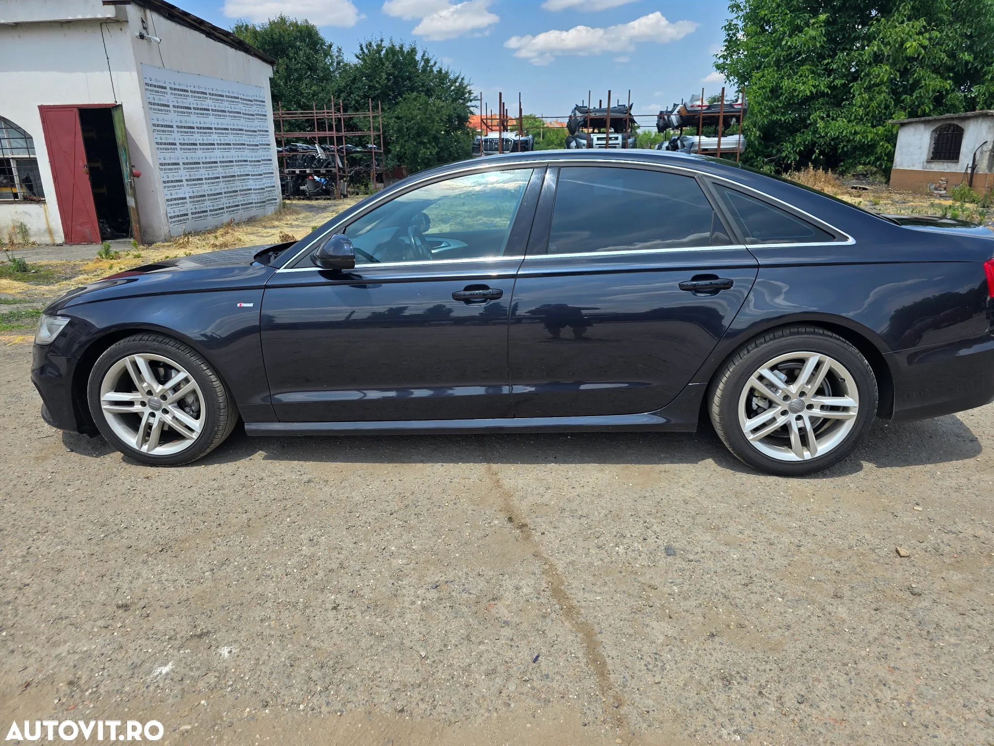 Jante R18 Audi A6 4G C7 A5 A4 B8 A7 A8 D4 Anvelope Vara F Bune 245/45ZR18 - 1