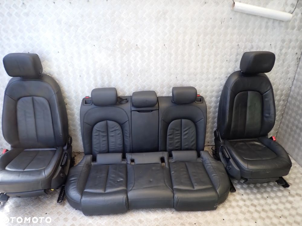 AUDI A6 C7 FOTEL PRZEDNI PRAWY / LEWY ORAZ KANAPA TYLNIA  SKÓRA  KOMPLET, DOSTĘPNE 2 KOMPLETY - 16
