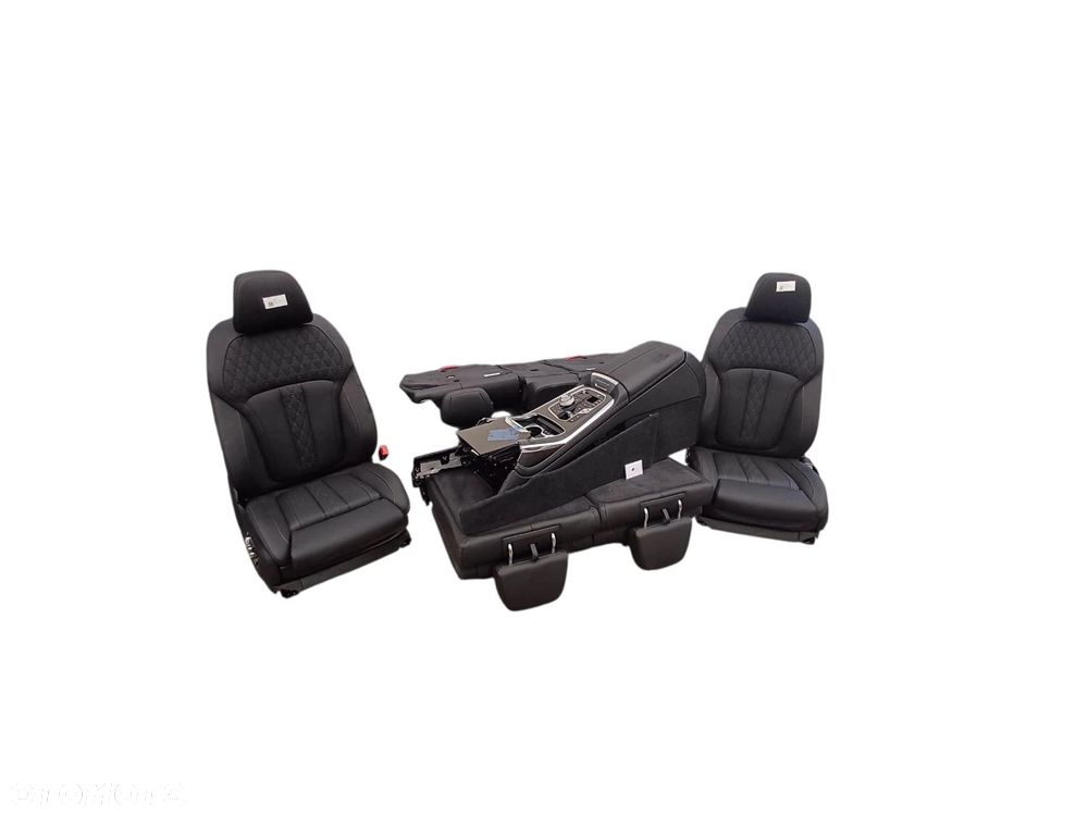 WNĘTRZE TAPICERKA KOMPLET BMW X7 G07 VASW Leather Merino black - 5